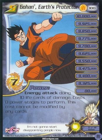 Gohan, Earths Protector (Level 5) - 100 - Unlimited Edition